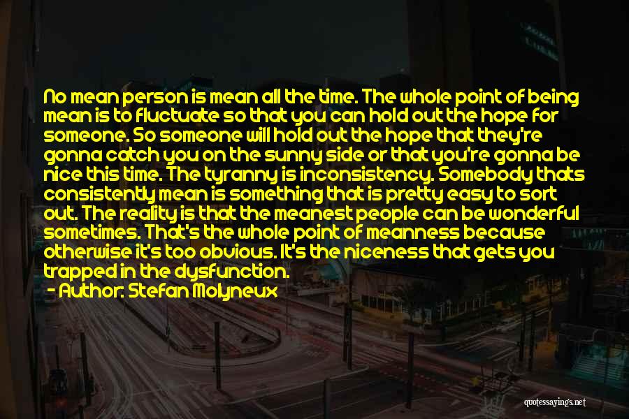 Be Nice Person Quotes By Stefan Molyneux