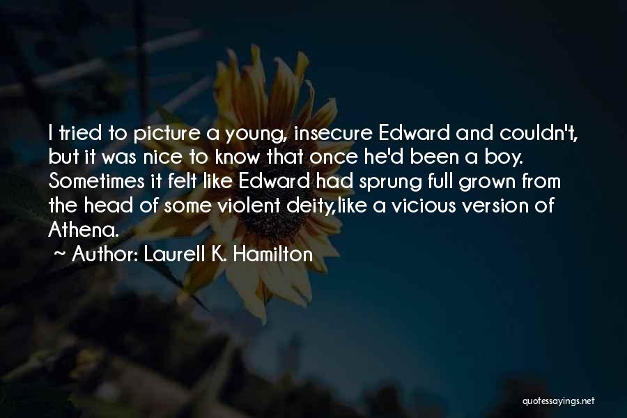 Be Nice Picture Quotes By Laurell K. Hamilton