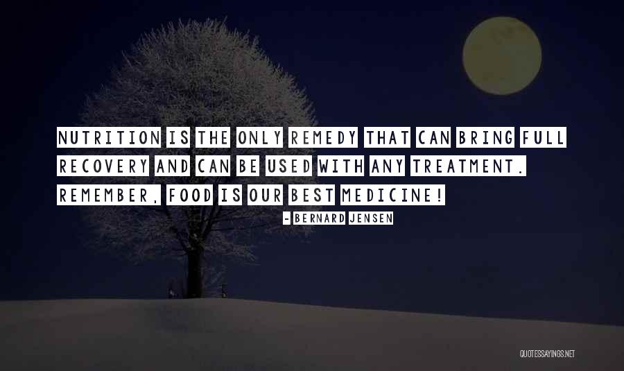 Be Nutrition Quotes By Bernard Jensen Be Nutrition Quotes By Bernard Jensen