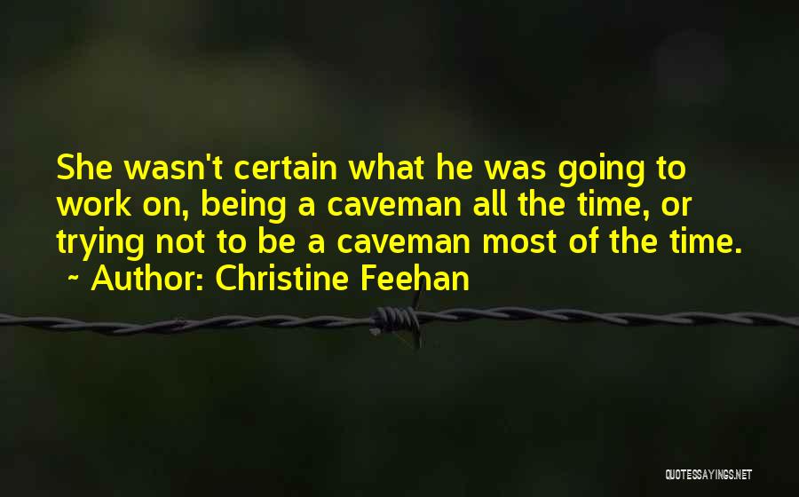 Be On Time To Work Quotes By Christine Feehan