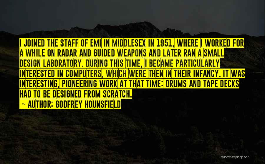 Be On Time To Work Quotes By Godfrey Hounsfield