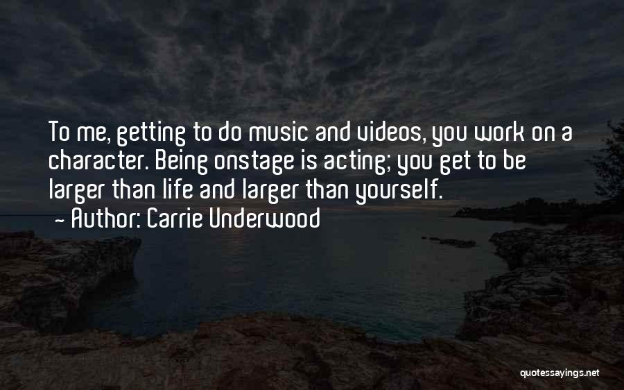 Be On Yourself Quotes By Carrie Underwood