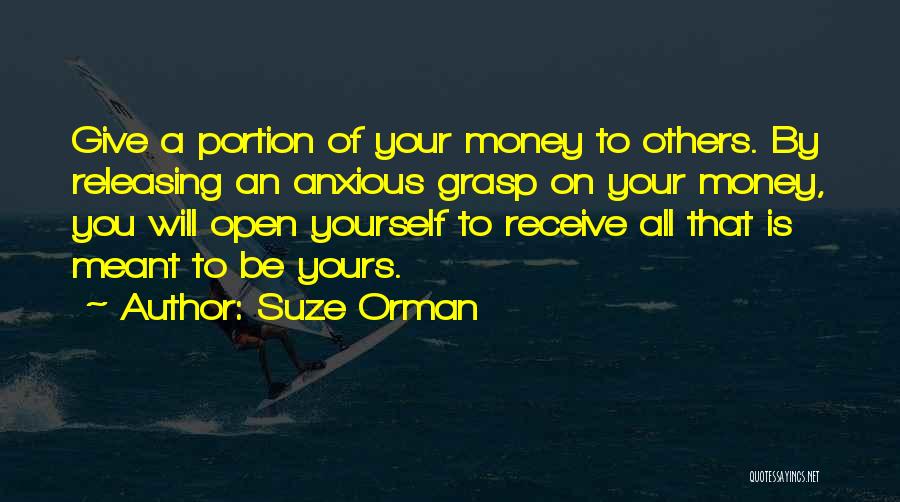 Be On Yourself Quotes By Suze Orman