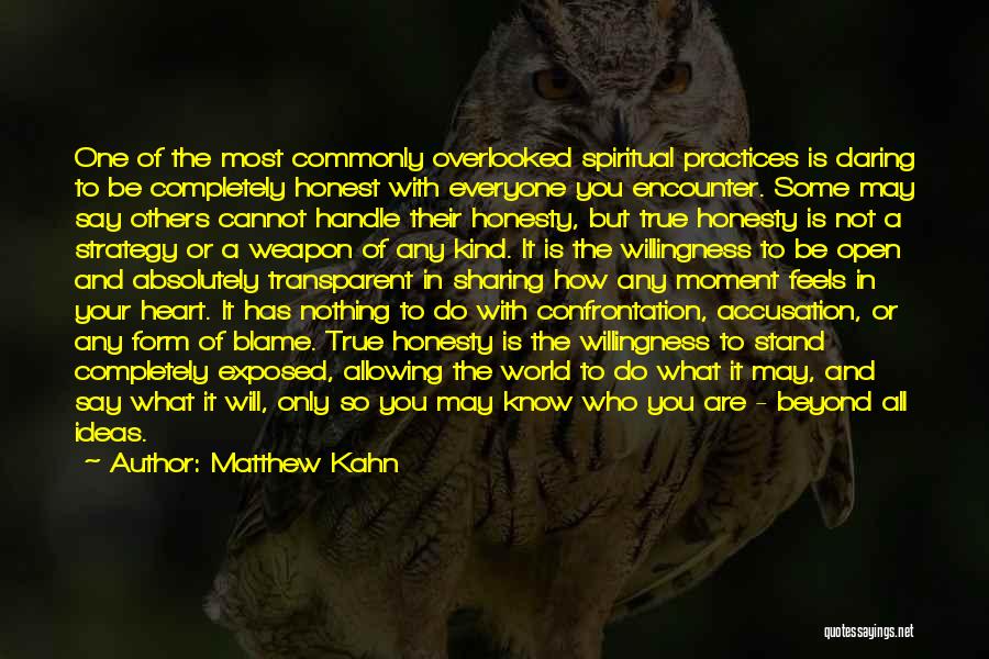 Be One Of A Kind Quotes By Matthew Kahn