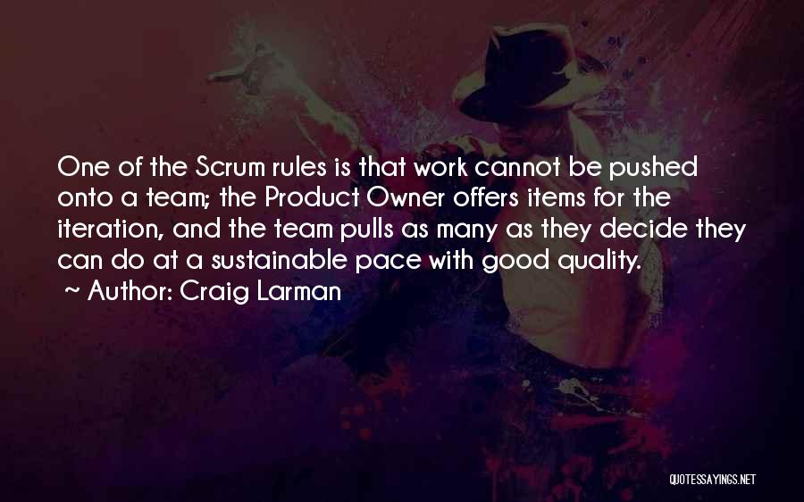 Be One Team Quotes By Craig Larman
