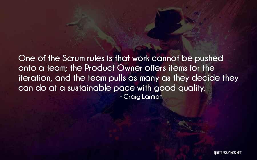 Be One Team Quotes By Craig Larman