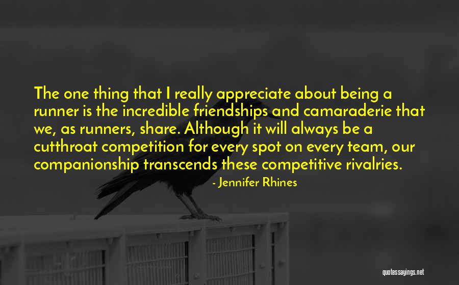 Be One Team Quotes By Jennifer Rhines