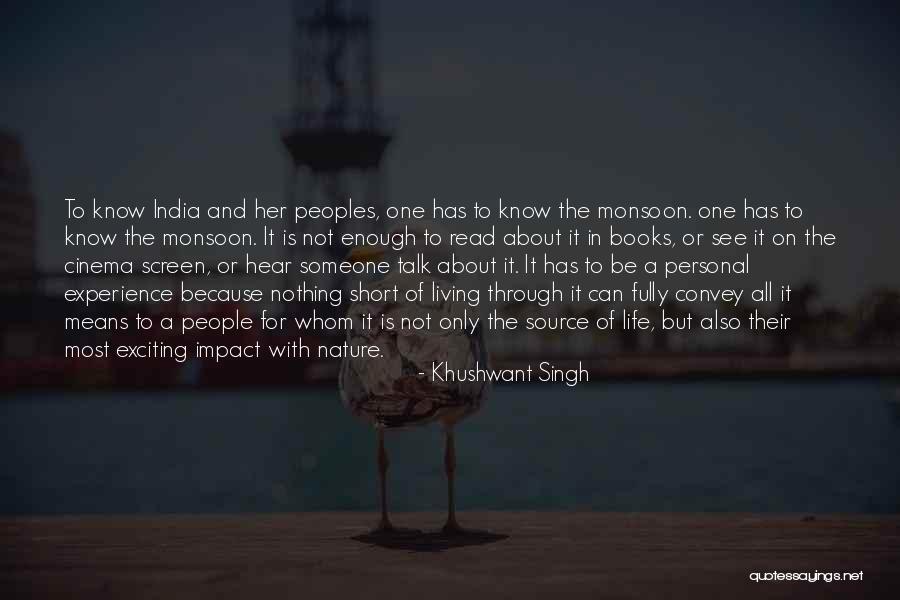 Be One With Nature Quotes By Khushwant Singh Be One With Nature Quotes By Khushwant Singh