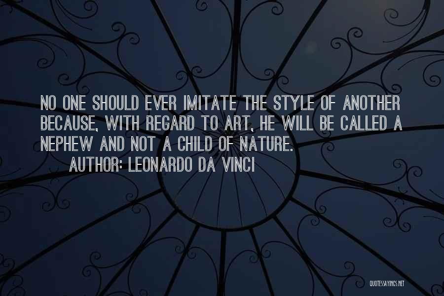 Be One With Nature Quotes By Leonardo Da Vinci
