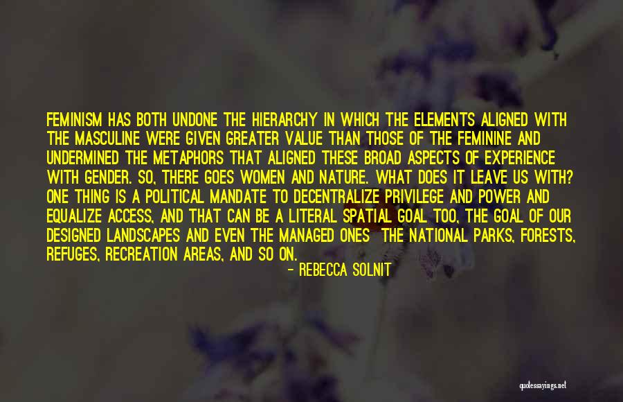 Be One With Nature Quotes By Rebecca Solnit