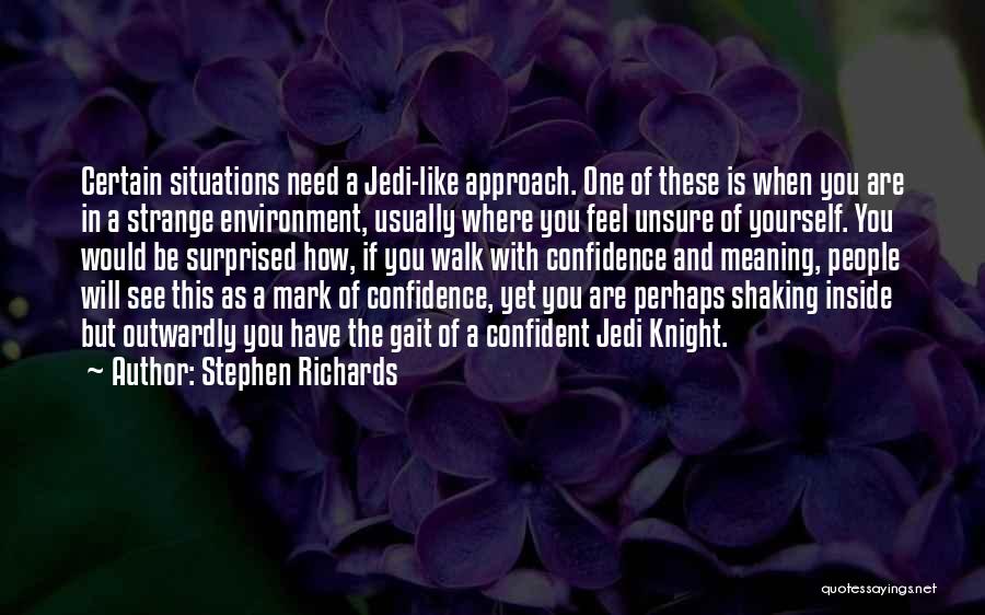 Be One With Yourself Quotes By Stephen Richards