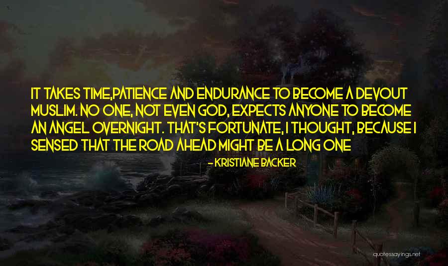 Be Patience Quotes By Kristiane Backer