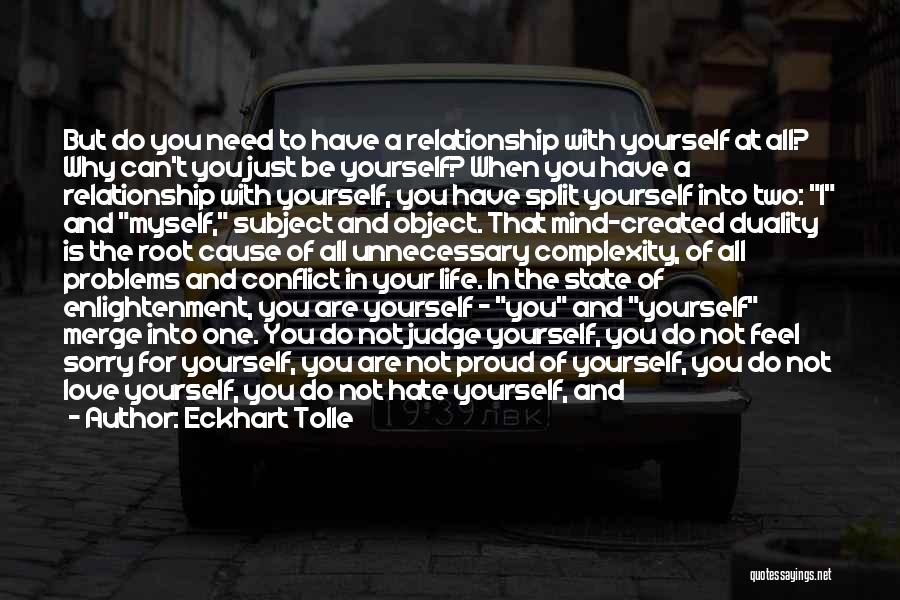 Be Proud Of Yourself Quotes By Eckhart Tolle