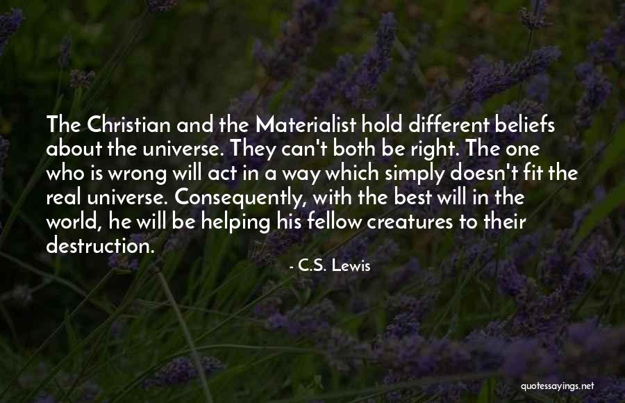 Be Real Christian Quotes By C.S. Lewis