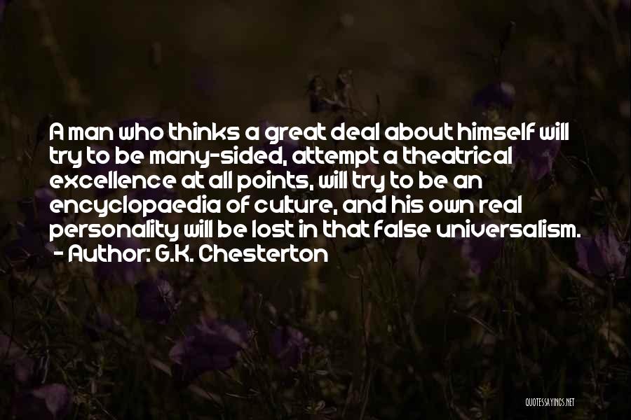 Be Real Man Quotes By G.K. Chesterton