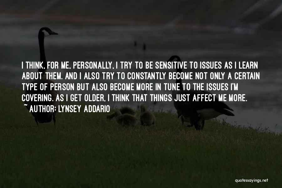 Be Sensitive Quotes By Lynsey Addario