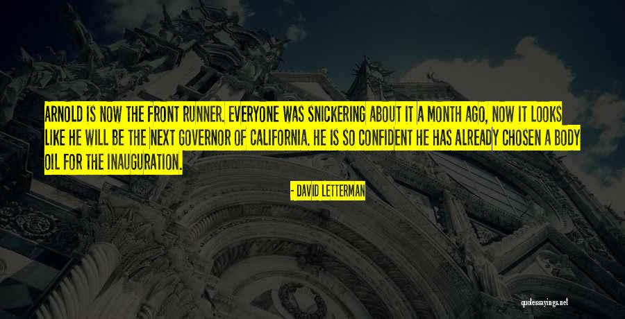 Be So Confident Quotes By David Letterman Be So Confident Quotes By David Letterman