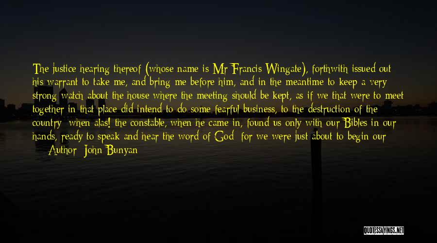 Be Strong With God Quotes By John Bunyan