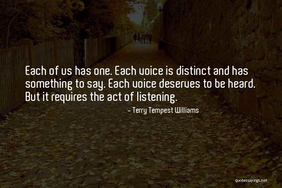 Be The Voice Quotes By Terry Tempest Williams Be The Voice Quotes By Terry Tempest Williams