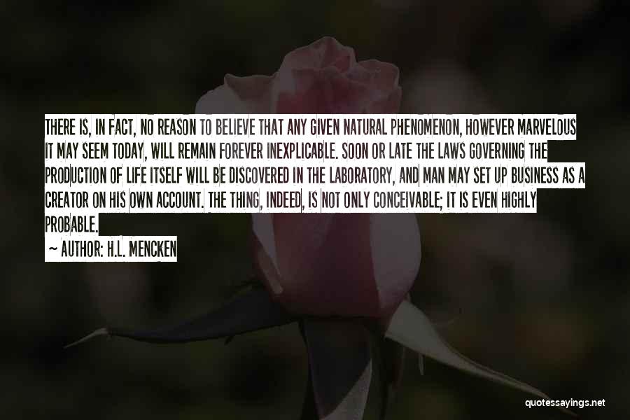 Be There Forever Quotes By H.L. Mencken