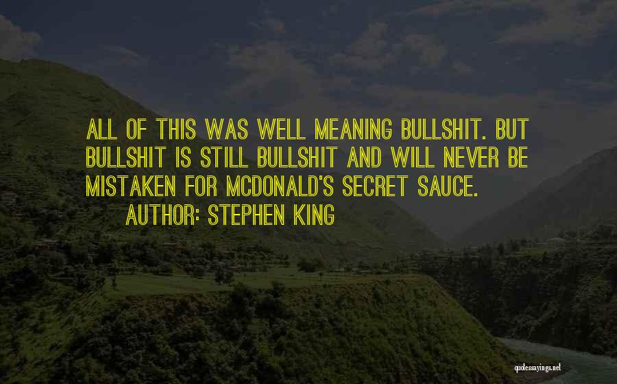 Be Well Quotes By Stephen King