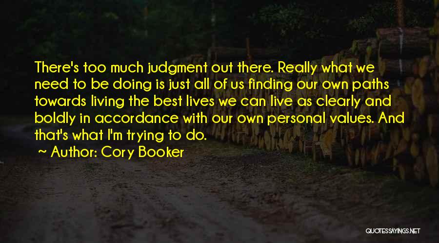 Be With Us Quotes By Cory Booker