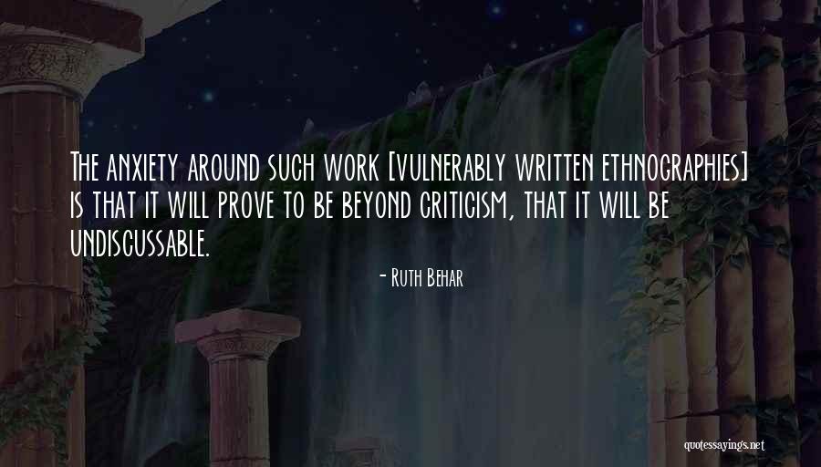 Be Written Quotes By Ruth Behar Be Written Quotes By Ruth Behar
