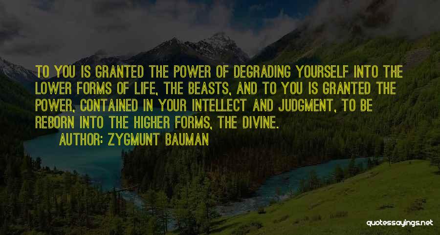Be Yourself In Life Quotes By Zygmunt Bauman