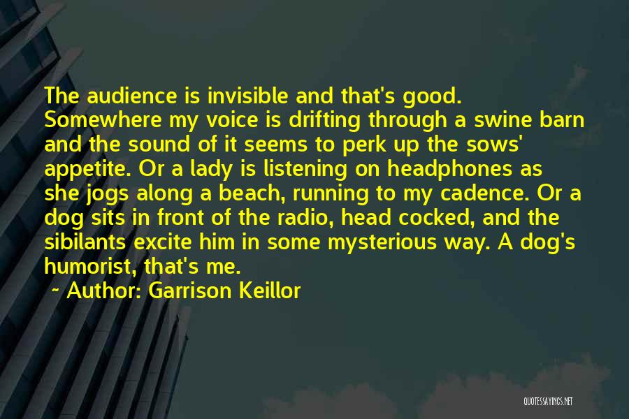 Beach And Dog Quotes By Garrison Keillor