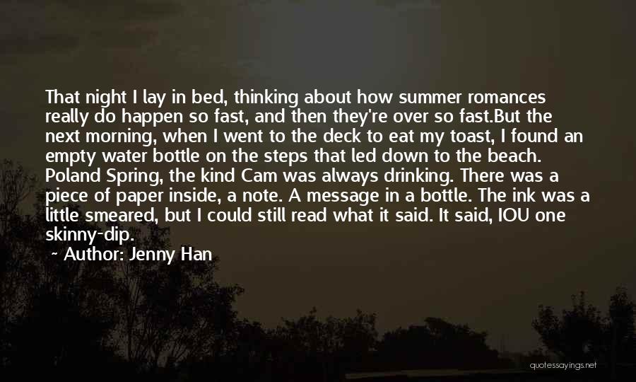 Beach And Drinking Quotes By Jenny Han