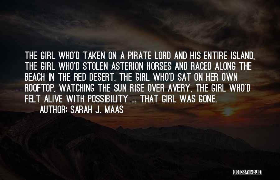 Beach And Girl Quotes By Sarah J. Maas