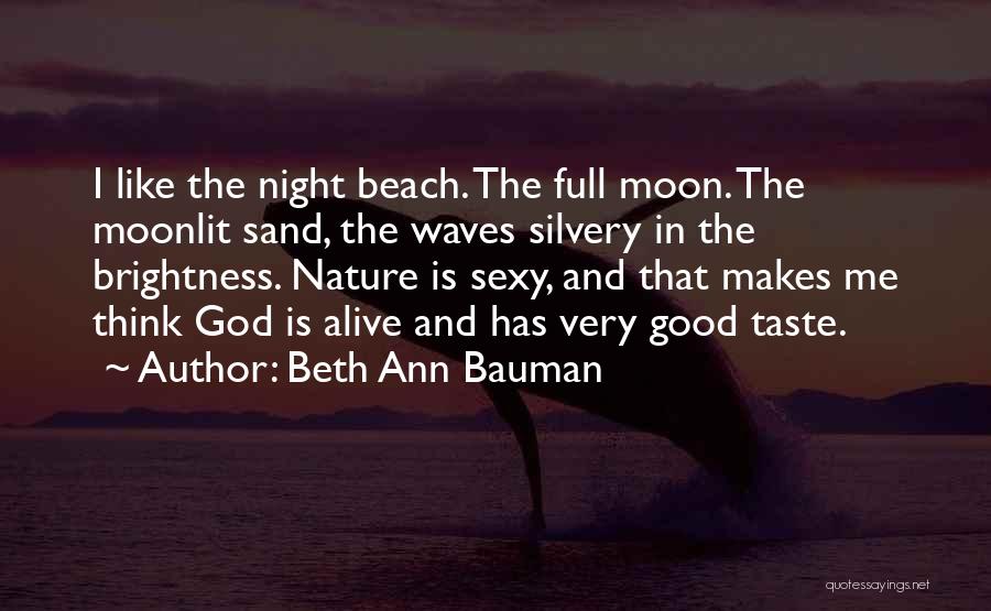 Beach And God Quotes By Beth Ann Bauman