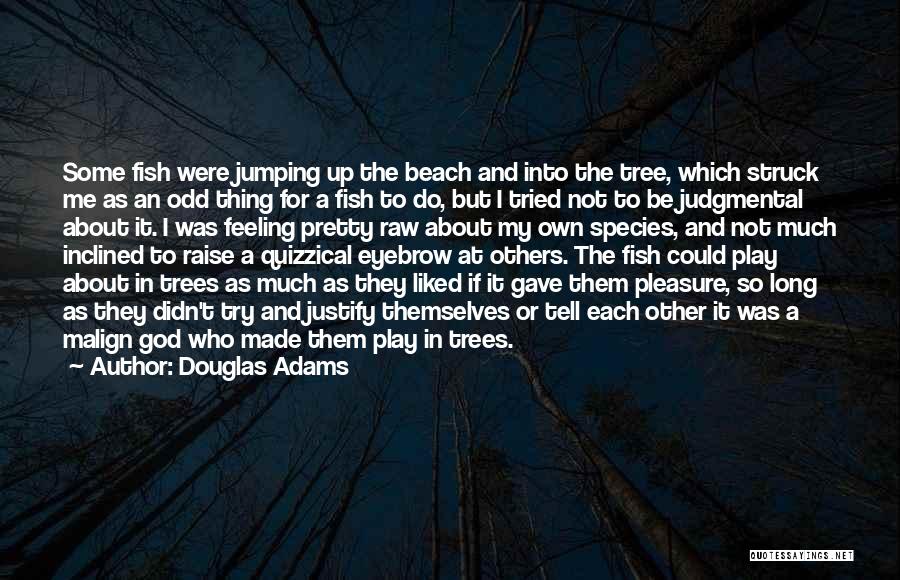 Beach And God Quotes By Douglas Adams
