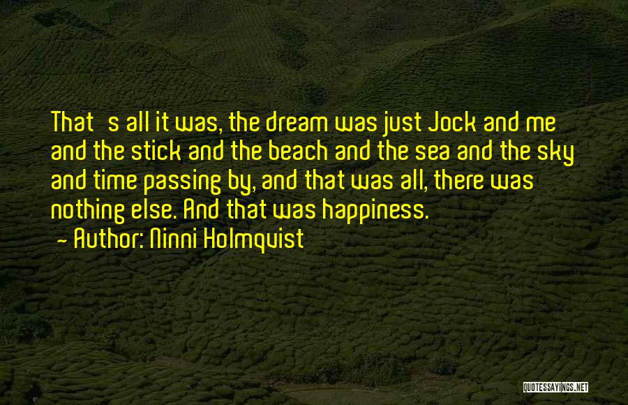 Beach And Happiness Quotes By Ninni Holmqvist