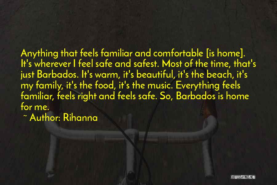 Beach And Music Quotes By Rihanna