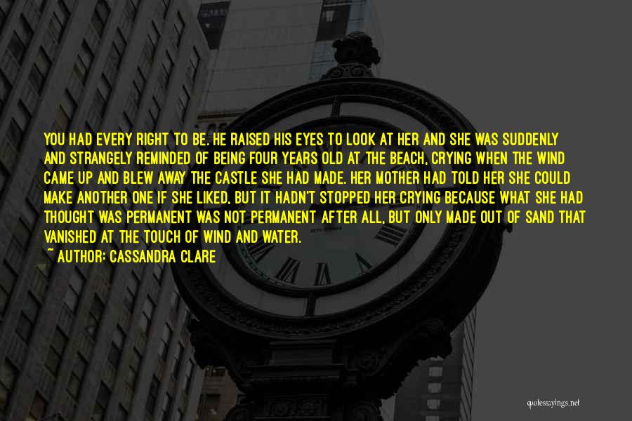 Beach And Sand Quotes By Cassandra Clare
