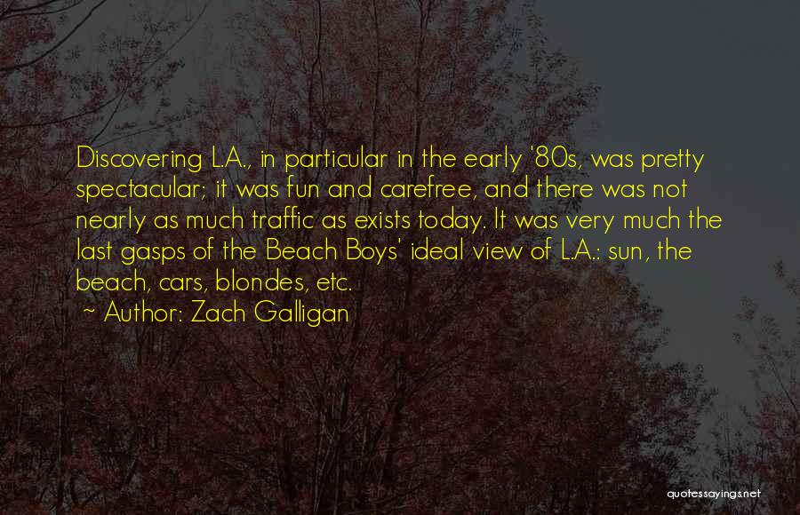 Beach Blondes Quotes By Zach Galligan
