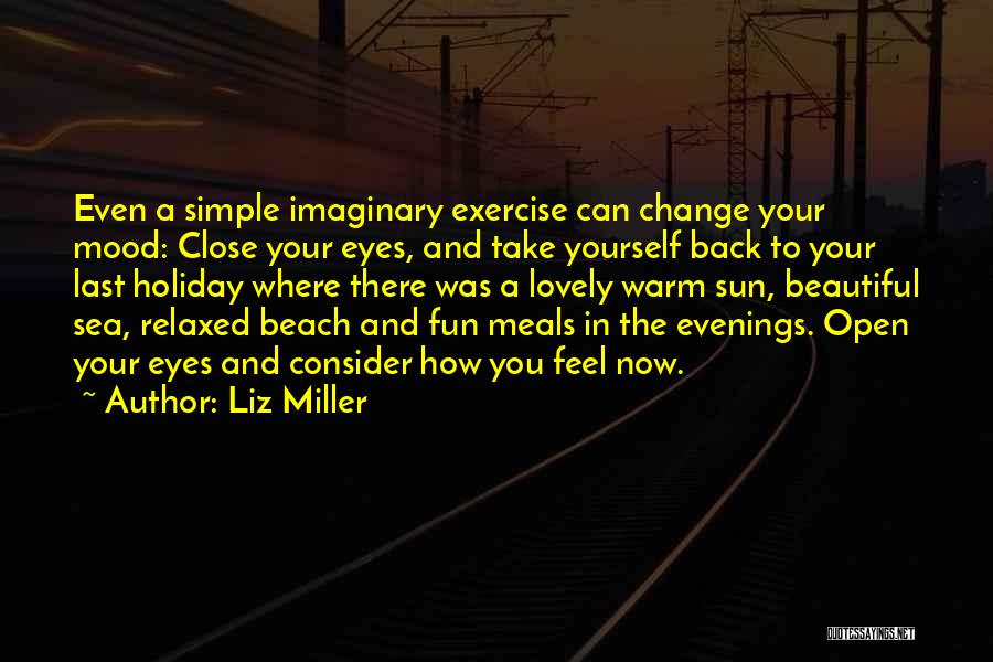 Beach Fun Quotes By Liz Miller