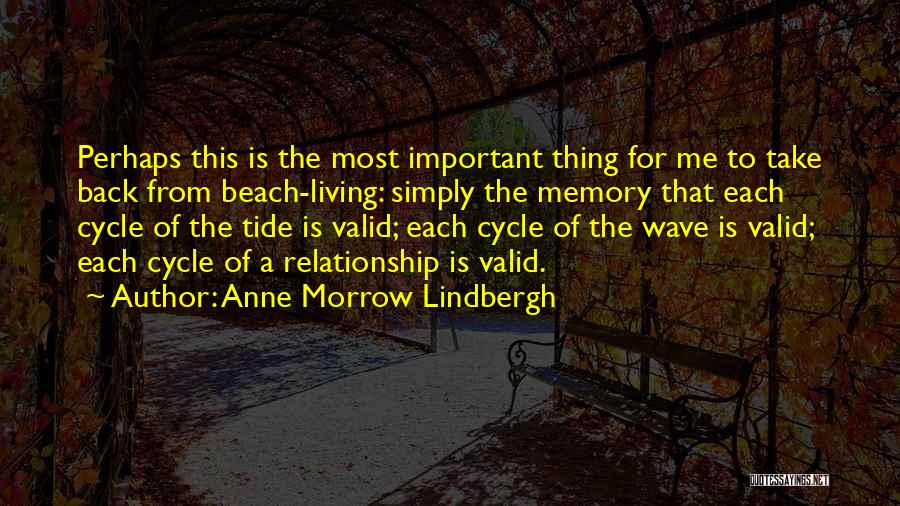 Beach Living Quotes By Anne Morrow Lindbergh