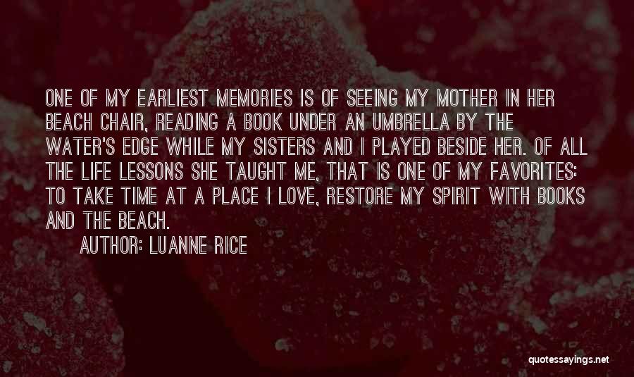 Beach Love Life Quotes By Luanne Rice