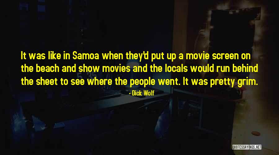 Beach Run Quotes By Dick Wolf Beach Run Quotes By Dick Wolf