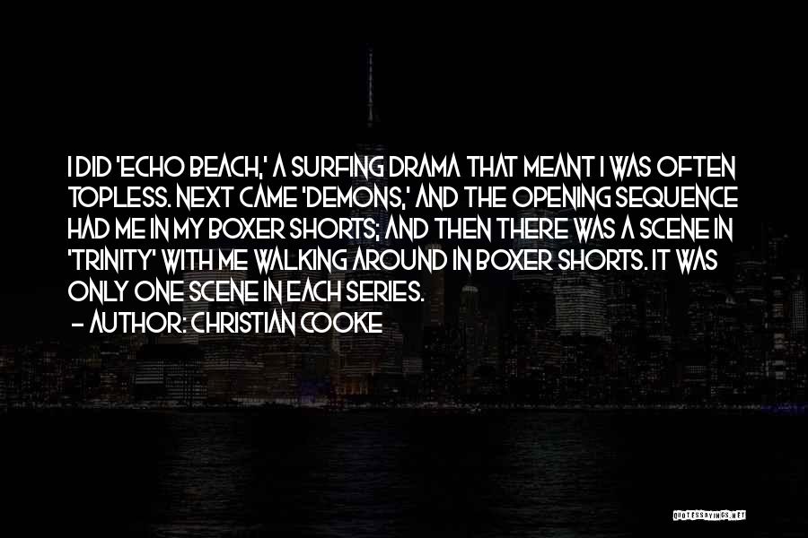 Beach Scene Quotes By Christian Cooke