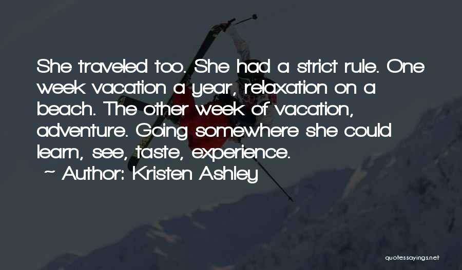 Beach Vacation Quotes By Kristen Ashley