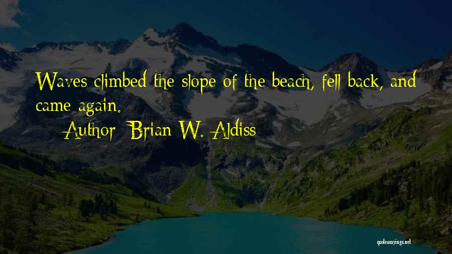 Beach Waves Quotes By Brian W. Aldiss