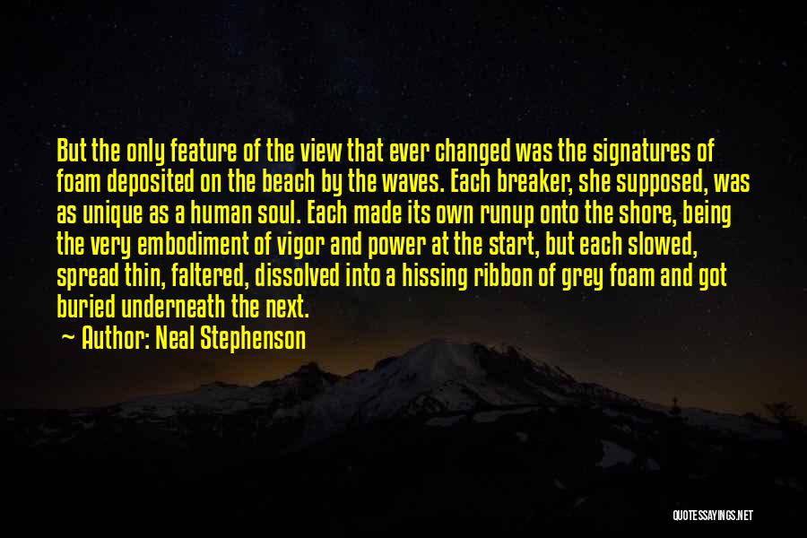 Beach Waves Quotes By Neal Stephenson