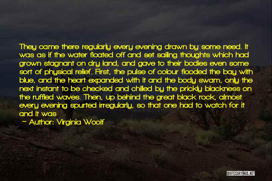 Beach Waves Quotes By Virginia Woolf