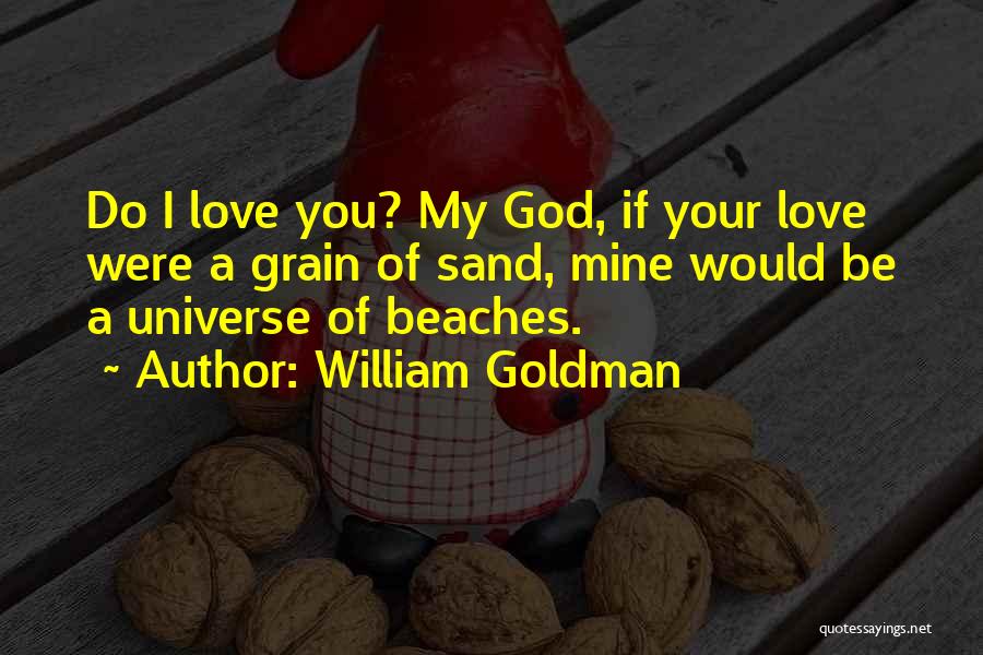 Beaches And Love Quotes By William Goldman