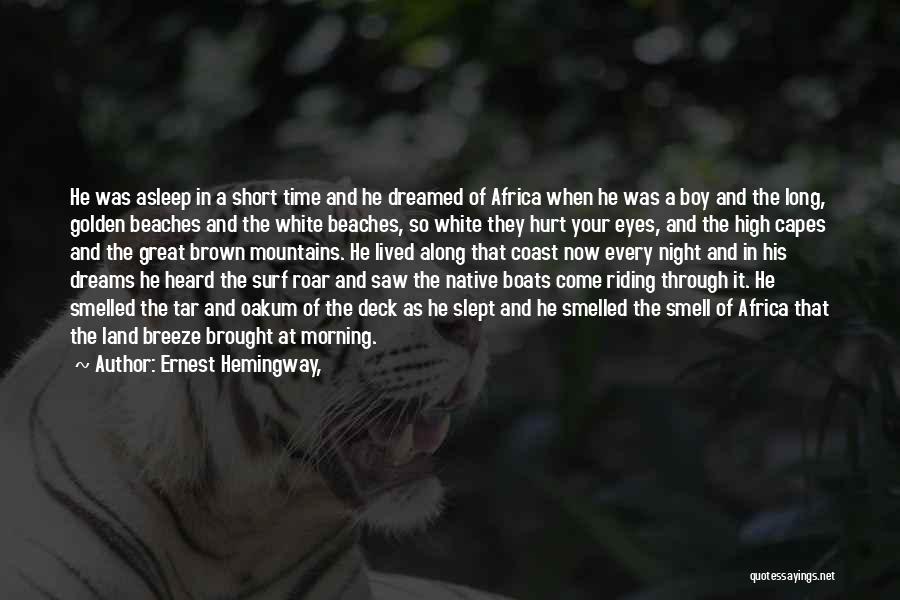 Beaches At Night Quotes By Ernest Hemingway, Beaches At Night Quotes By Ernest Hemingway,