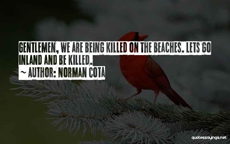 Beaches Quotes By Norman Cota