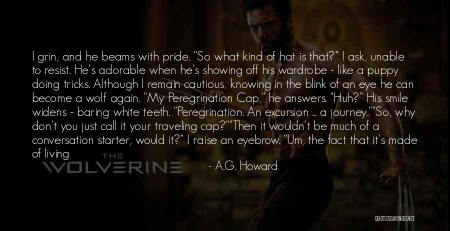 Beams Quotes By A.G. Howard